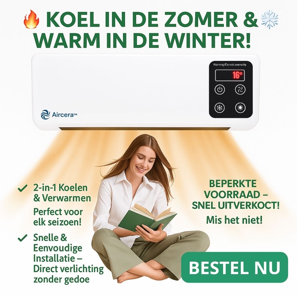2-in-1 Wand Airco & Verwarming β Draagbaar + Gratis Cadeaus ππ₯